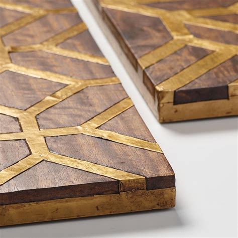 inlay metal in wood